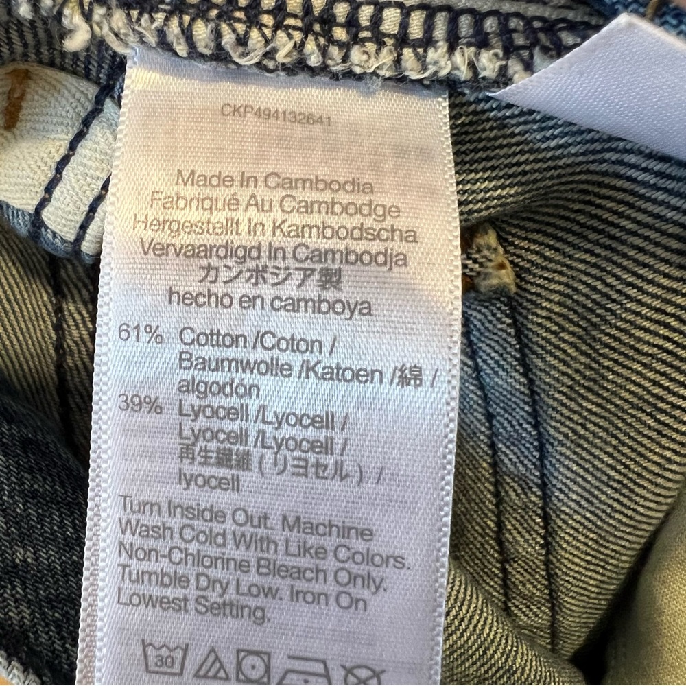 Madewell Super Wide Leg Jeans High Rise Medium Blue Wash Size 26 Contemporary - Picture 6 of 6